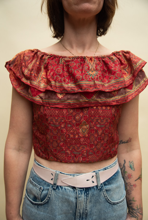 Sari top M
