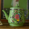 Beschilderde theepot