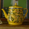 Beschilderde theepot