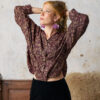 Hindi&Bindi3765 Blouse met vlindermouwtje
