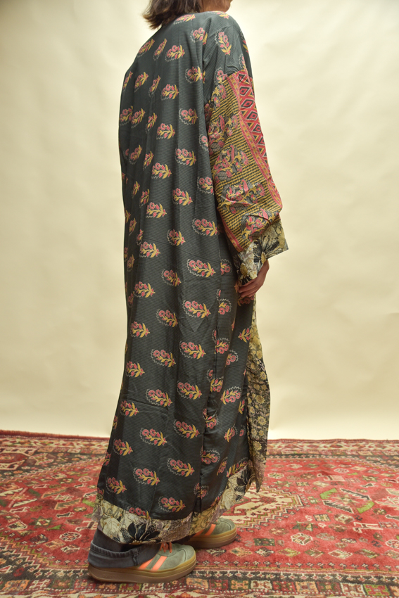 Dubbelzijdige kimono lang