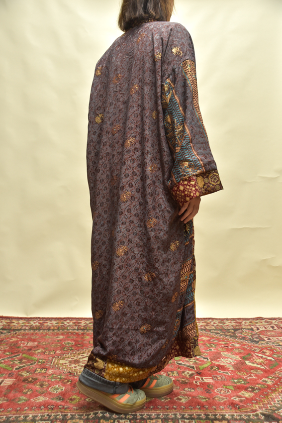 Dubbelzijdige kimono lang