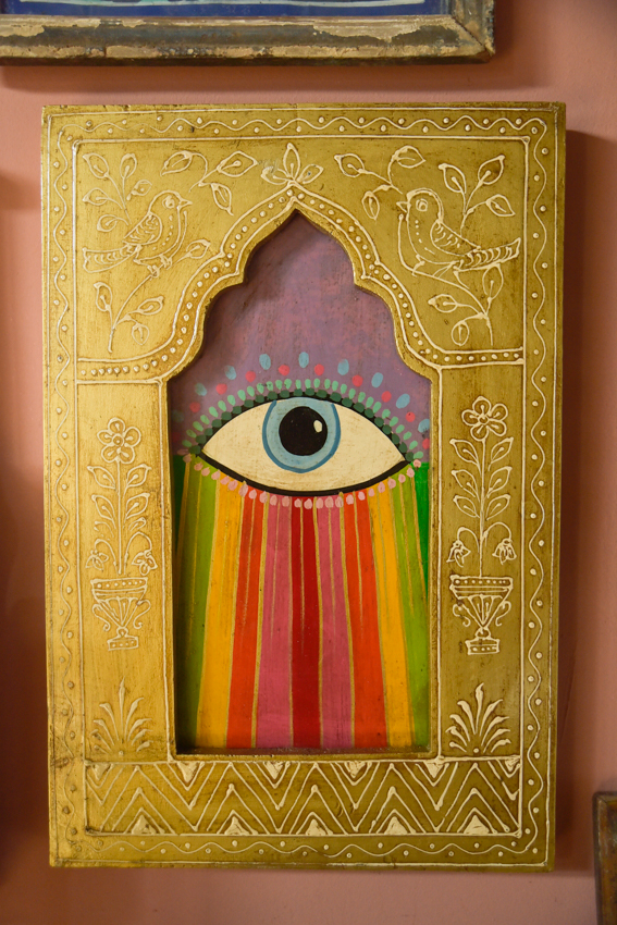 Schilderij funky eyes