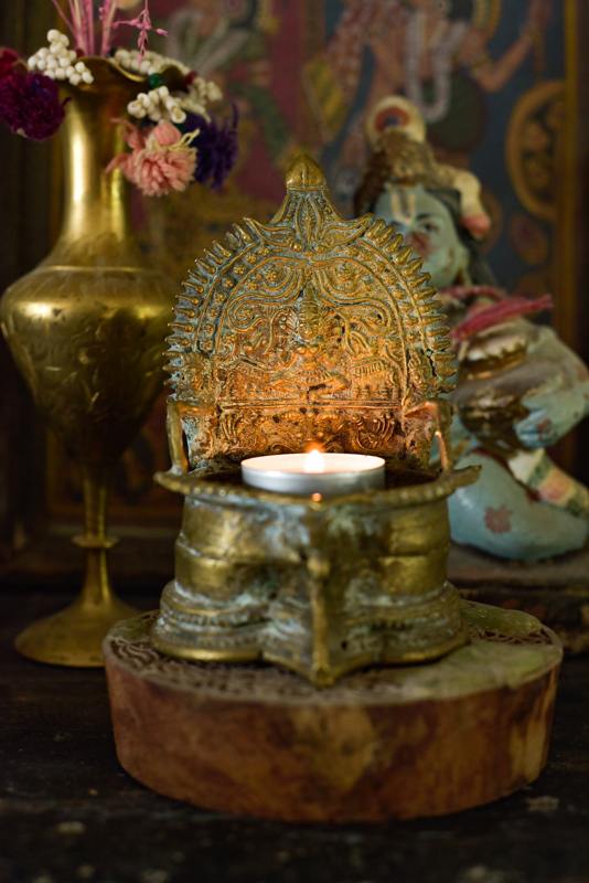 Antieke olielamp