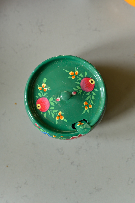 Beschilderde suikerpotje