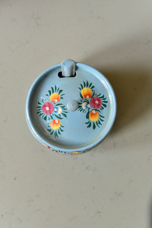 Beschilderde suikerpotje