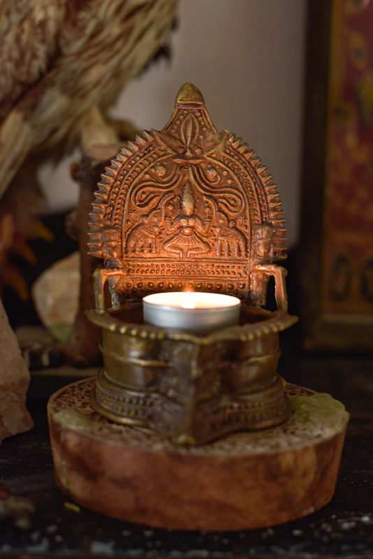Antieke olielamp