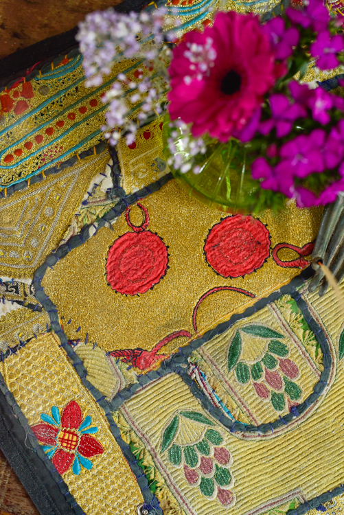 Vintage tafeldecoratie