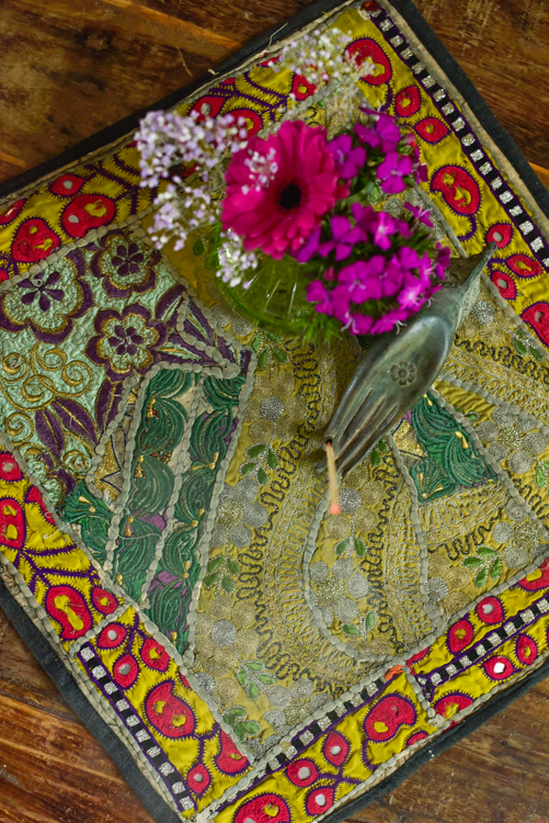 Vintage tafeldecoratie