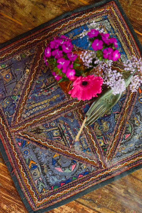 Vintage tafeldecoratie
