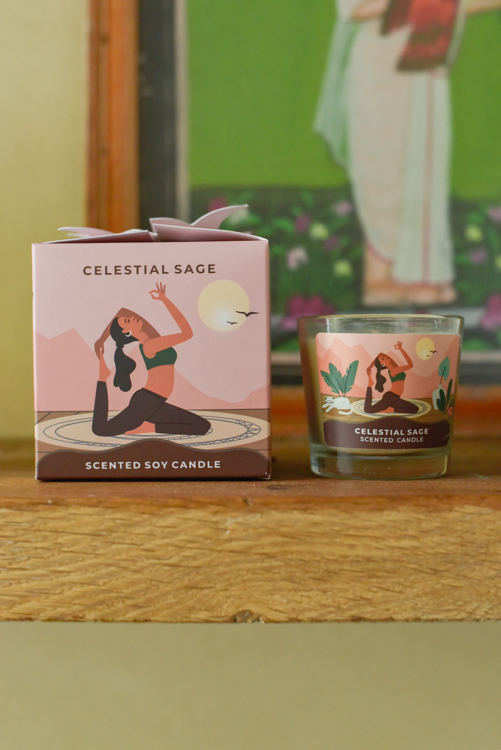 Moonshine Yoga soja geurkaars Celestial Sage