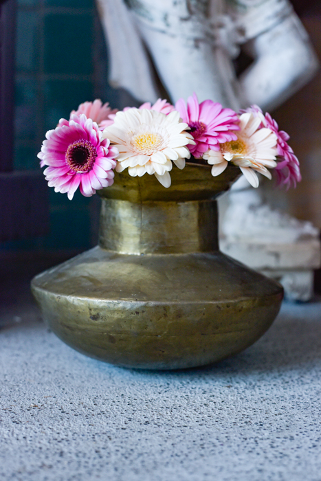 Oude waterpot uit India