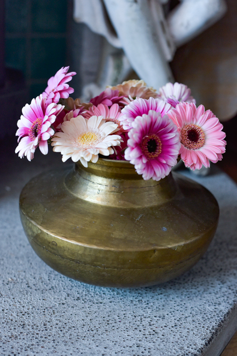 Oude waterpot uit India