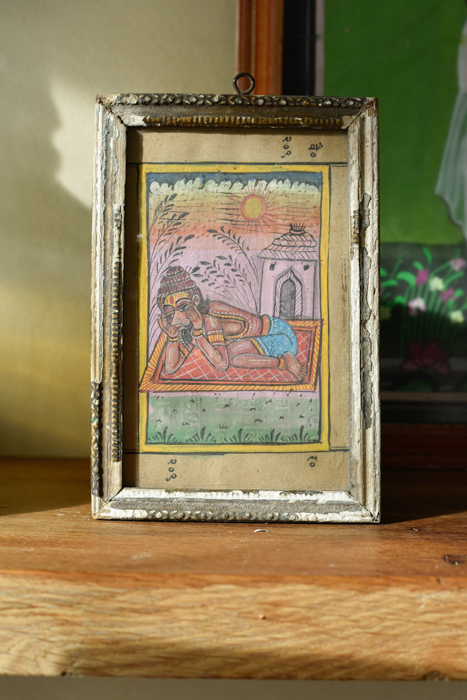 Vintage schilderijtje Yoga