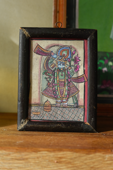 Vintage schilderij Shrinathji