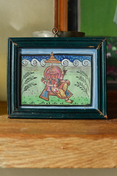 _DSC8241 Vintage schilderij Ganesha