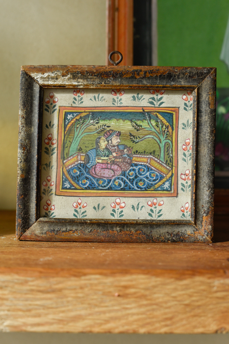 Vintage schilderijtje India