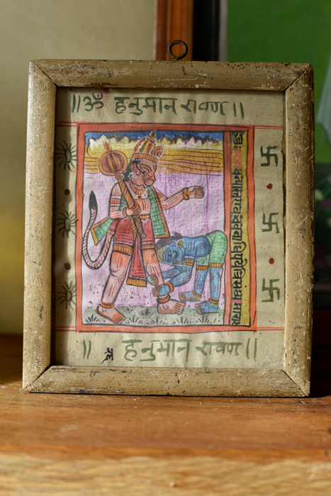 _DSC8262 Vintage schilderijtje Hanuman