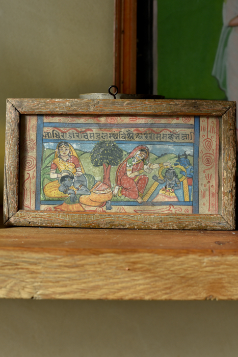 _DSC8267 Vintage schilderijtje Indian gods