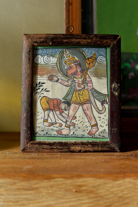 Vintage schilderijtje Hanuman