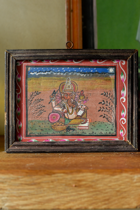 _DSC8283 Vintage schilderij Ganesha