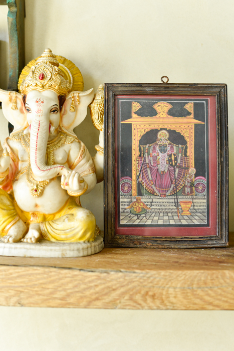 Vintage schilderij Shrinathji