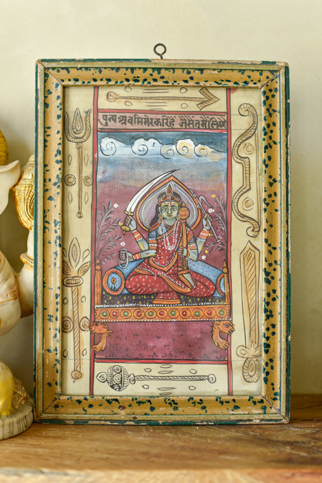 _DSC8304 Vintage schilderij Durga