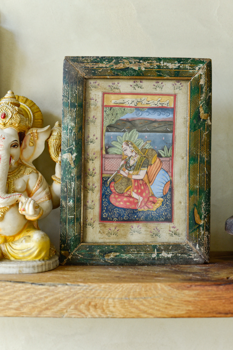 _DSC8310 Vintage schilderijtje Indian art