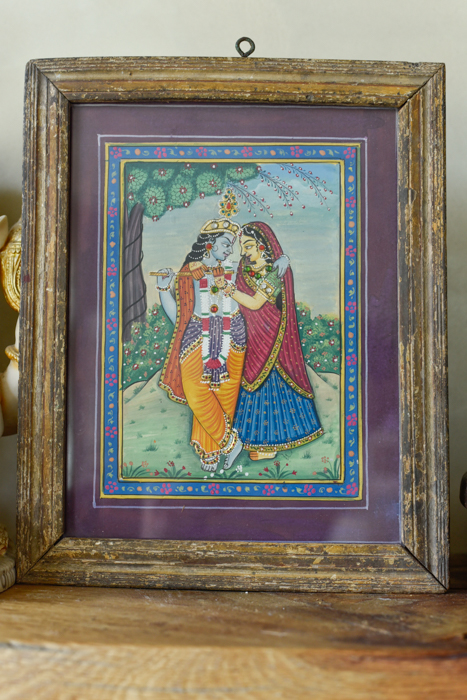 _DSC8317 Vintage schilderijtje Krishna