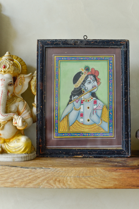 _DSC8318 Vintage schilderijtje Krishna