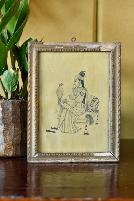 _DSC8382 Vintage schilderijtje Indian art