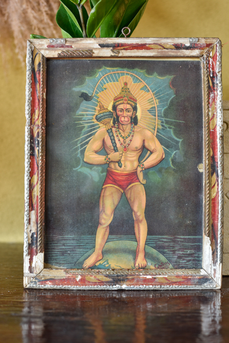Vintage prent Hanuman