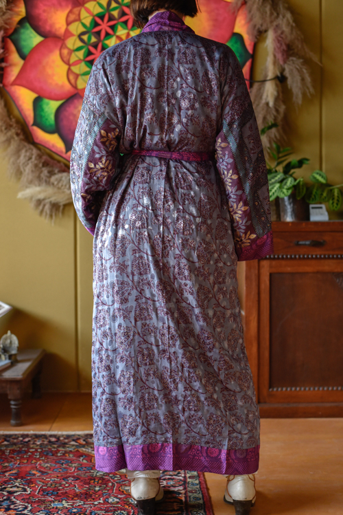 Dubbelzijdige kimono lang
