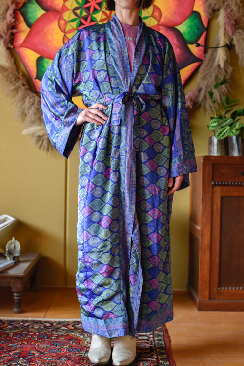 Dubbelzijdige kimono lang