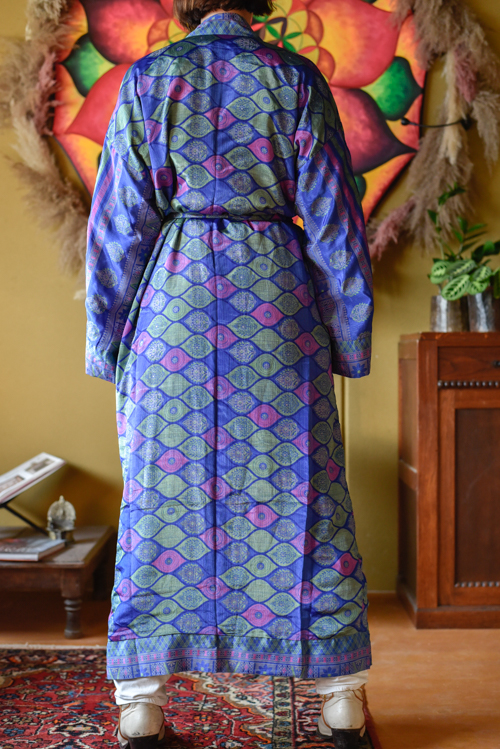 Dubbelzijdige kimono lang