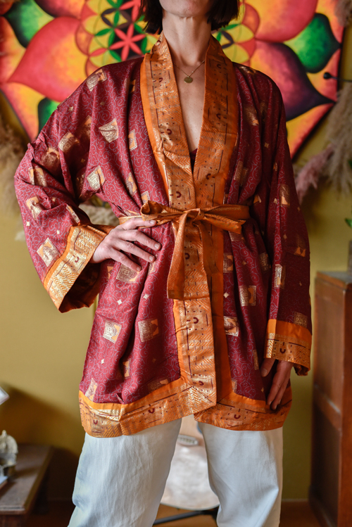 Dubbelzijdige kimono