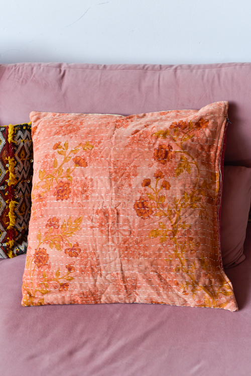 Kantha kussenhoes L