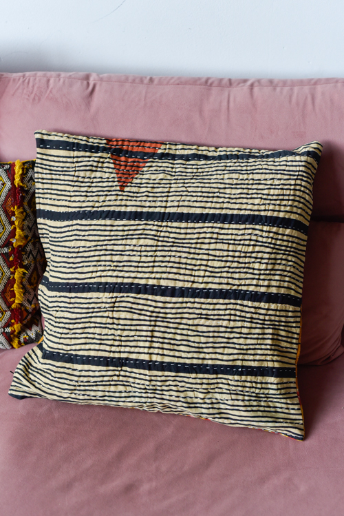 Kantha kussenhoes L