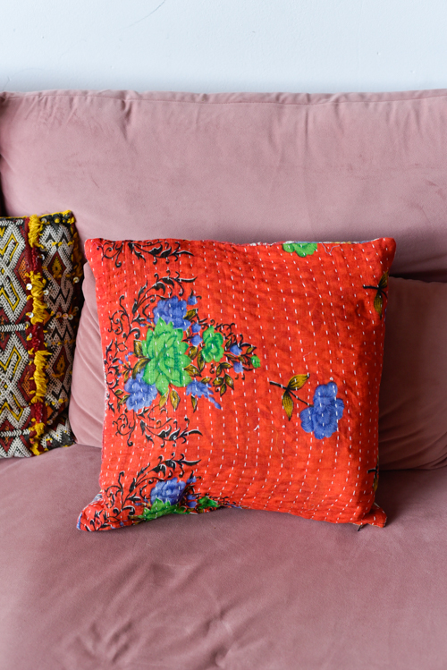 Kantha kussenhoesje