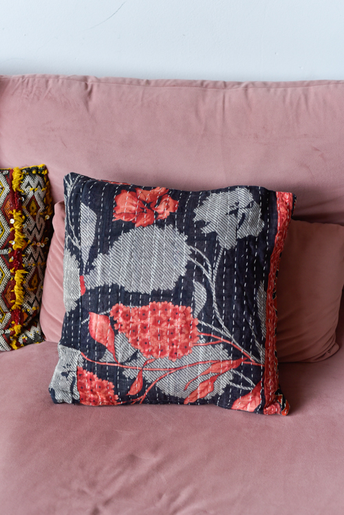 Kantha kussenhoesje