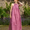 Hindi&Bindi2988 Blockprint halter dress