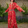 Hindi&Bindi3182 Kaftan met knoopjes