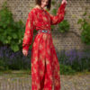 Hindi&Bindi3184 Kaftan met knoopjes