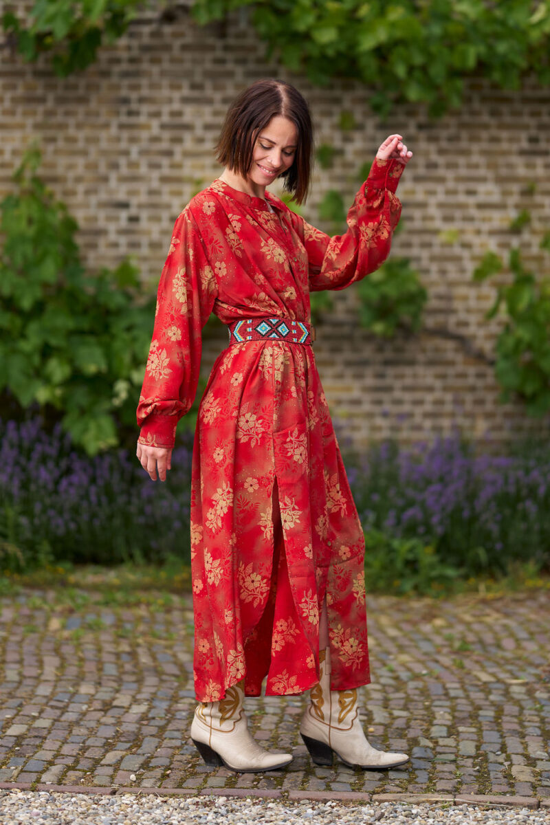 Kaftan met knoopjes