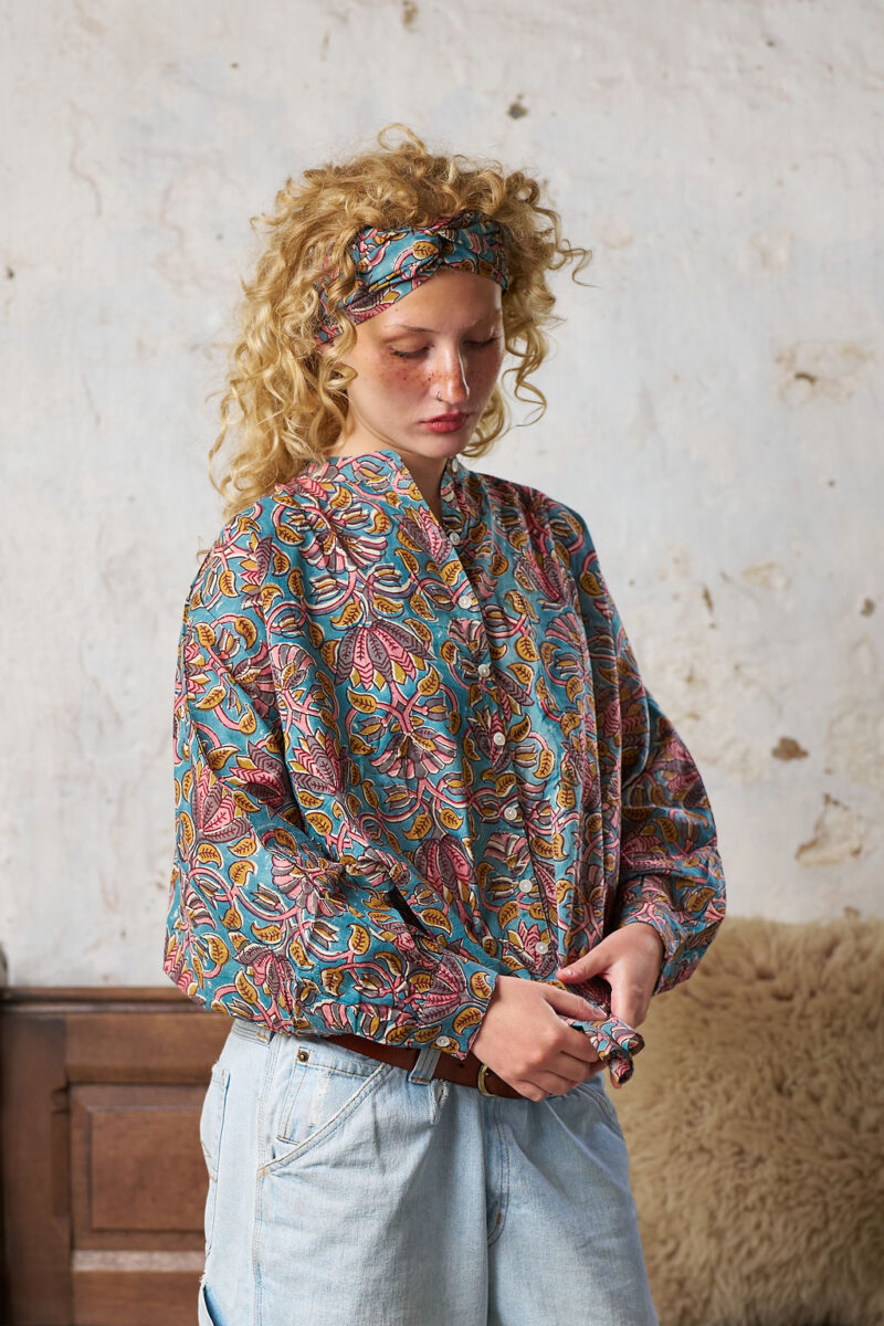 Blouse blockprint