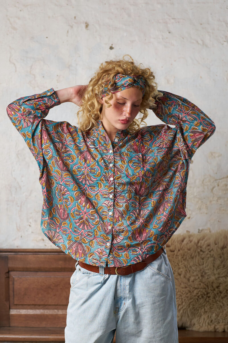 Blouse blockprint