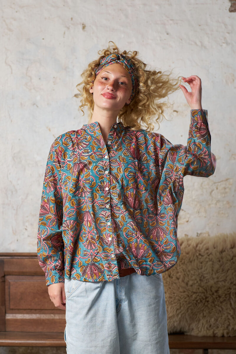 Blouse blockprint